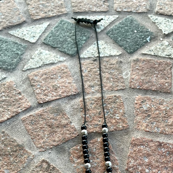 Made to order . Genuine clear crystal quartz & black agate gemstone beads - Picture 13 of 15